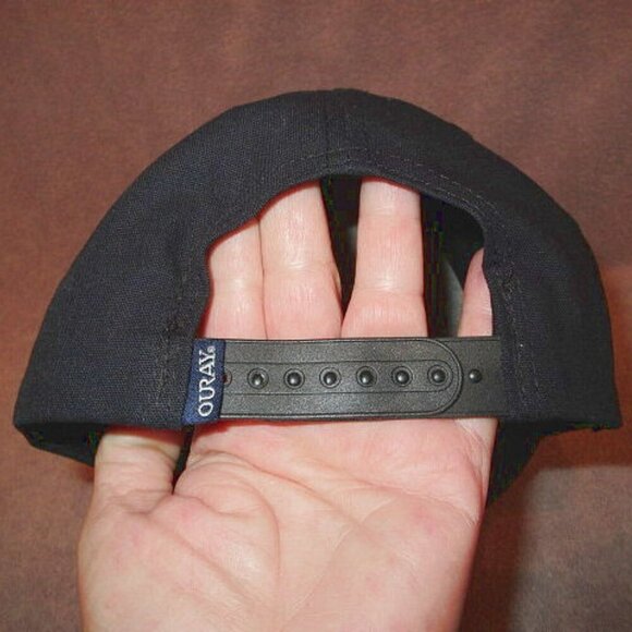 Vtg Ouray Rodeo USA Hat Cap Snapback Patch Embroidered Flag Cowboy Western 90s - Picture 4 of 9